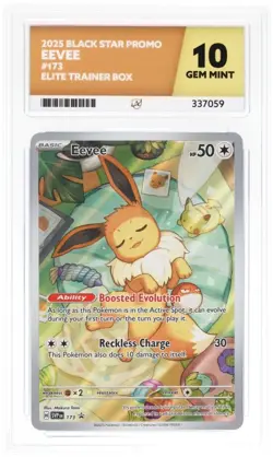 Pokemon Prismatic Evolutions Eevee SVP173 Pokemon Center Promo ACE 10 - Image 1
