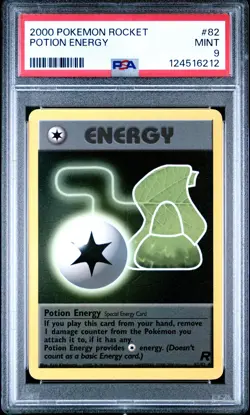 2000 POKEMON ROCKET #82 POTION ENERGY PSA 9 - Image 1