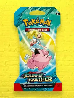 TCG Journey Together Sleeved Booster Pack, New and Factory Sealed Pokemon - Image 1