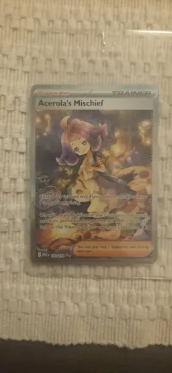 Pokemon - Acerola's Mischief - 183/132 - SIR - Mega Evolution - NM - Image 1