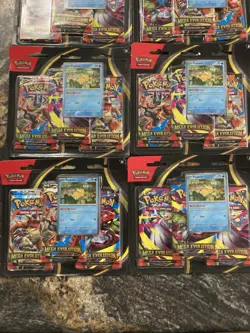 Pokemon Mega Evolution 3 Pack Blister [Psyduck] X12 Sealed Booster Box Quantity - Image 3
