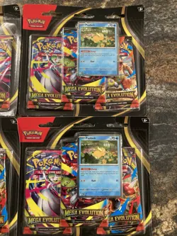 Pokemon Mega Evolution 3 Pack Blister [Psyduck] X12 Sealed Booster Box Quantity - Image 5