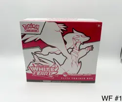 Pokemon Center White Flare Elite Trainer Box ETB Factory Sealed w/ ETB protector - Image 1