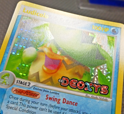 2005 Pokemon Ex Deoxys #10 Ludicolo Reverse Holo LP+ - Image 3