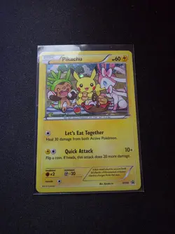 Pikachu XY95 Pokemon Black Star Promo Breakpoint Near Mint/Never played - Image 1