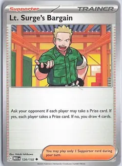 Lt. Surge's Bargain 120/132 Pokemon Mega Evolution - Image 1