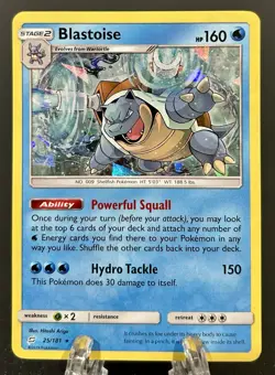Pokemon TCG Deck Exclusives Blastoise #25 Cracked Ice Holo - Image 1