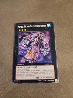 Number 30 Acid Golem of Destruction - YS13-ENV09 - Common 1st Ed yugioh konami - Image 1