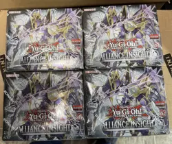 LOT OF 4 Yu-Gi-Oh! Alliance Insight Sealed Booster Boxes [1st Edition] - Image 1