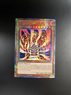 Lava Golem Quarter Century Secret Rare RA01-EN001 NM Yugioh QCR - Image 1