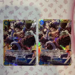2x Monkey.D.Luffy SEC-SP OP11-118 a Fist of Divine Speed One Piece Card - Image 1