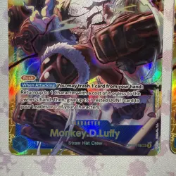 2x Monkey.D.Luffy SEC-SP OP11-118 a Fist of Divine Speed One Piece Card - Image 2