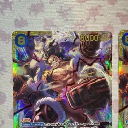 2x Monkey.D.Luffy SEC-SP OP11-118 a Fist of Divine Speed One Piece Card - Image 3