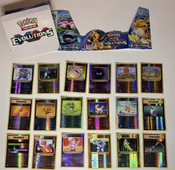 Pokemon TCG Mixed Lot XY Evolutions 2016 Reverse Holos NM 18 Cards - Image 2