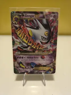Mega Gengar EX Holo Black Star Promo Card XY166 XY Mint Condition - Image 1