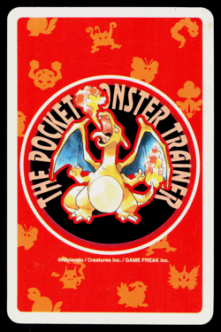 Pidgey 2 of Spades 1996 Red Playing Cards Pokemon Japanese Moderately Played - Image 2