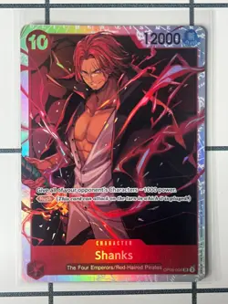 Shanks OP09-004 Emperors in the New World ONE PIECE Card English NM - Image 1