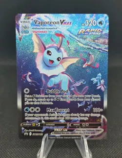 Pokemon Vaporeon VMAX SWSH182 Sword & Shield Promo Card Holo - Image 1