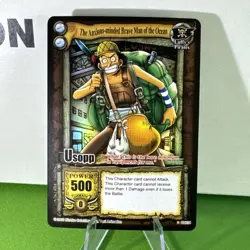 One Piece CCG TCG Anxious-Minded Brave Man of the Ocean FOIL CH031 Card R - Image 1