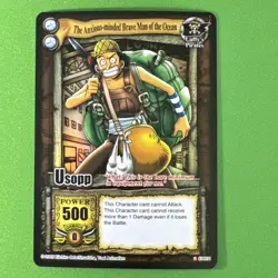 One Piece CCG TCG Anxious-Minded Brave Man of the Ocean FOIL CH031 Card R - Image 3