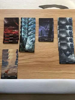 Magic The Gathering Edge of Eternities Full Art Foil Lands 17 Card Lot - Image 1