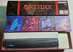 One Piece Card Game: English 2nd Anniversary Set Four Emperors Playmat Box New - Image 1