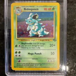CGC 7.5 Near Mint+ Nidoqueen 1999 Jungle 7/64 Holo Pokemon Card Vintage - Image 2