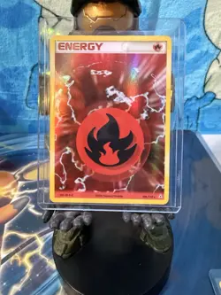Fire Energy 106/110 Reverse Holo Rare EX Holon Phantoms Pokemon Card - NM/M - Image 1