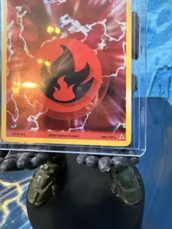 Fire Energy 106/110 Reverse Holo Rare EX Holon Phantoms Pokemon Card - NM/M - Image 2