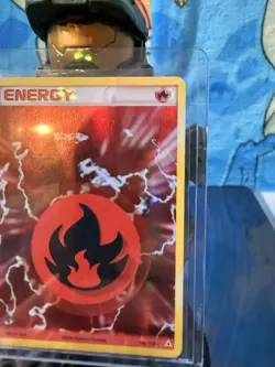 Fire Energy 106/110 Reverse Holo Rare EX Holon Phantoms Pokemon Card - NM/M - Image 5