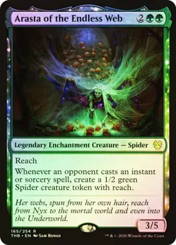 Arasta of the Endless Web (NM) Foil #165 Theros Beyond Death Magic card MTG - Image 1