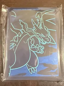Charizard Card 65 Sleeves (New & Sealed) - Pokemon - Phantasmal Flames ETB - Image 1