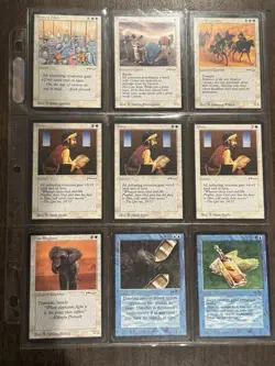 MTG Arabian Nights Collection - 45 cards - Mostly Commons - MP/LP conditions. - Image 1