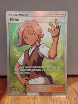 Ilima - 146/149 - Pokemon Sun & Moon Base Set Full Art Ultra Rare Card - Image 1