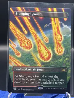 Stomping Ground (Borderless) 280 Unfinity NM MTG Magic Card - Image 1
