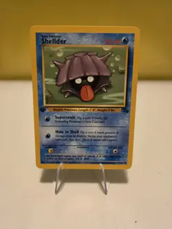 Pokemon TCG Shellder Fossil, 1st Edition Common Card 54/62 - Image 1