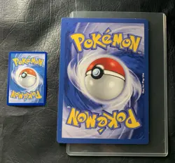 2002 Hitmonchan 2 Jumbo Pokemon Card Gold Winner Oversized Vintage Nintendo - Image 2