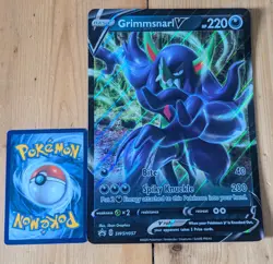 Pokemon Grimmsnarl V - JUMBO CARD - SWSH Black Star Promo - SWSH057 (NM) - Image 1