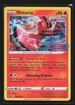 Oricorio - (Prerelease) Promo SWSH: Sword & Shield Promo Cards SWSH168 NM - Image 1