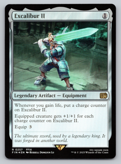 FOIL Excalibur II - Final Fantasy - MTG - Image 1