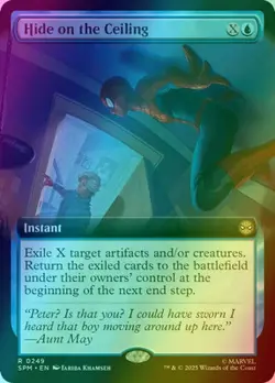 MTG - Hide on the Ceiling - Extended - SPM 249 - Foil - NM - Image 1