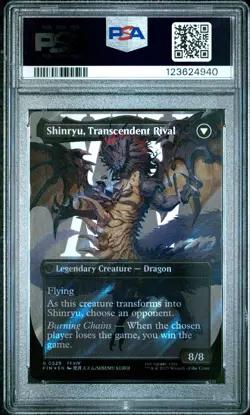 4940 Zenos yae Galvus Shinryu 2025 MTG Final Fantasy #0529 Surge Foil PSA 10 - Image 2