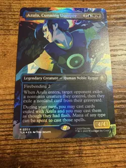 MTG Magic the Gatheri Avatar Borderless Showcase FOIL Rare Azula Cunning Usurper - Image 1