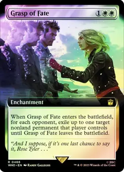 Grasp of Fate Foil Extended Art Doctor Who Commander NM MTG - Image 1