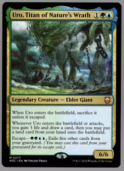 Uro, Titan of Nature's Wrath 0277 Non Foil Rare Modern Horizons 3 MTG Near Mint - Image 1