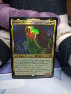 Obuun, Mul Daya Ancestor Commander: Zendikar Rising Foil - Image 1