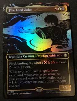 Fire Lord Zuko - Foil - Borderless - TLA - MTG - EN - NM - 0315 - Image 1