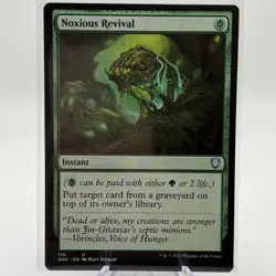 Noxious Revival #110 MTG Magic The Gathering Phyrexia Commander Unplayed - Image 1