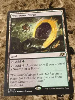 WASTEWOOD VERGE Magic MTG Aetherdrift - Image 1