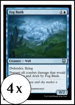 MTG - 4 x Fog Bank - Modern Horizons 3 Commander - Playset 4x x4 - Image 1